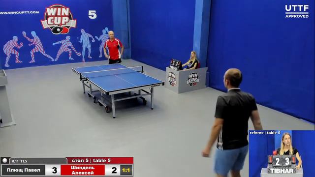 15:00 Плющ Павел 3-2 Шиндель Алексей cтол 5 ЮГ-3 01.09.21 смотреть онлайн