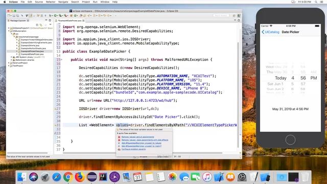 Appium Tutorial 27 : Handling Date Picker in iOS App смотреть онлайн