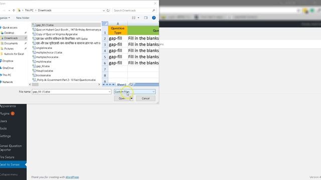 How to import fill in the gap quiz from to Sensei смотреть онлайн