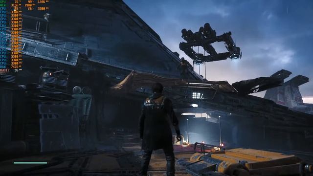 Мощный процессор в паре со слабой видеокартой.Gameplay Star Wars Jedi Fallen Order or Xeon e5-2689 смотреть онлайн