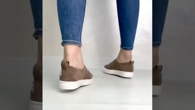 Замшевые женские слипоны смотреть онлайн