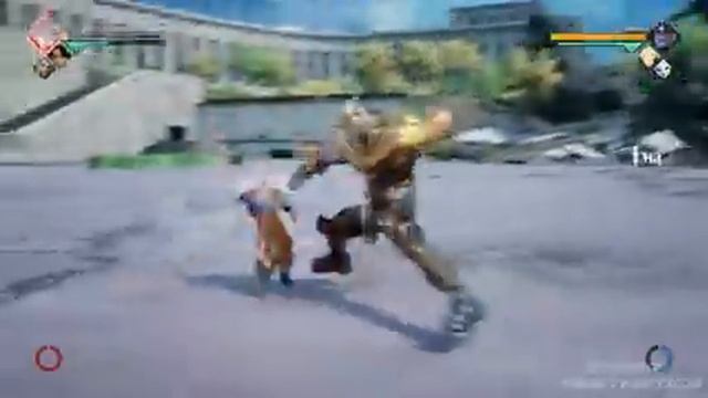 JUMP FORCE - Goku Mastered Ultra Instinct vs Thanos 1vs1 Gameplay смотреть онлайн