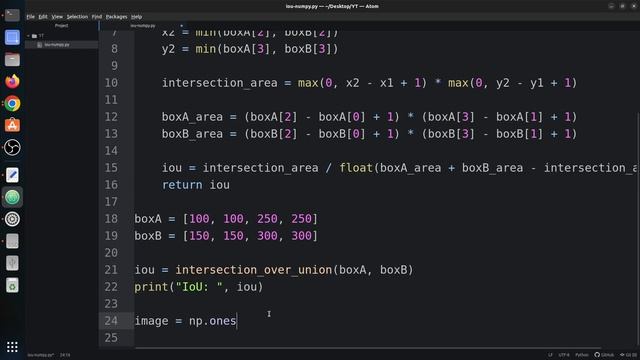 Implementation of Intersection over Union (IoU) in NumPy, TensorFlow & PyTorch for Object Detection смотреть онлайн