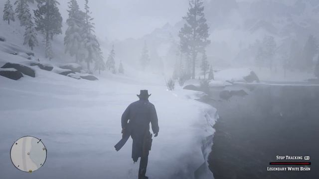HUNTING LEGENDARY SNOW BISON l Red Dead Redemption 2 PC смотреть онлайн