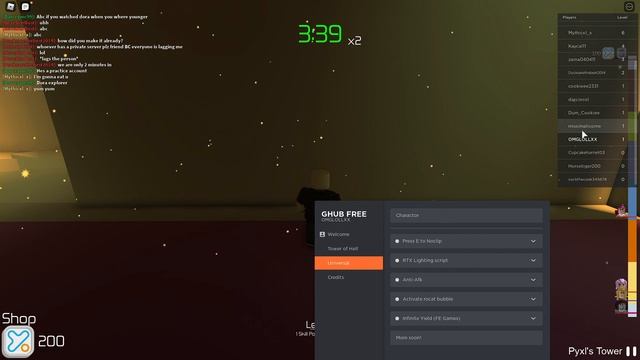 TOWER OF HELL OP GUI SCRIPT PASTEBIN смотреть онлайн