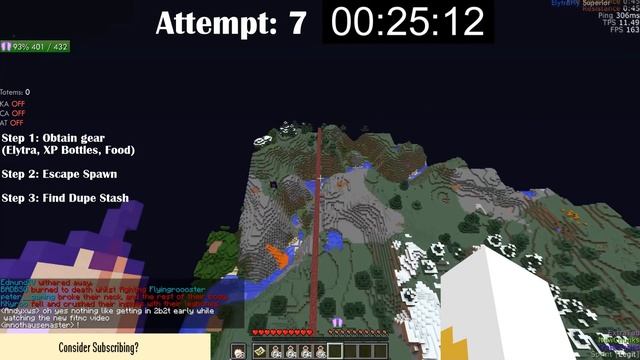 Speed Running 2b2t - Spawn In To Finding Dupe Stash смотреть онлайн