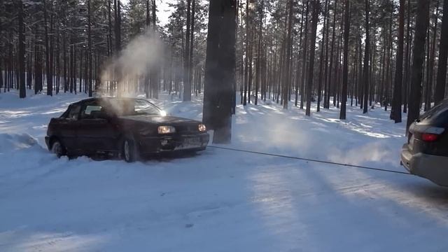 1.Subaru Outback 2001 2.5 AT winter off road смотреть онлайн