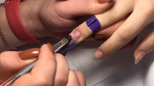 Потеряла ноготь в бою😥/ Наращивание ноготка💅✨/ Матовое покрытие💙 смотреть онлайн