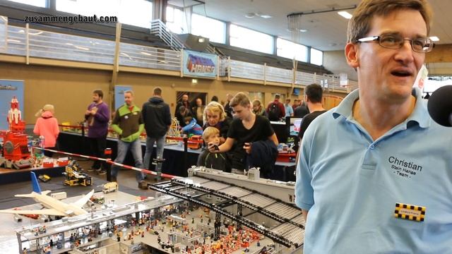 LEGO MOC: Flughafen Hamburg mit Boeing 747 - Stein Hanse 2016 смотреть онлайн