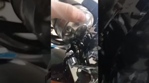 установка щитка приборов на мопеде " АЛЬФА"