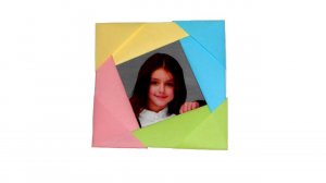 Фоторамка из бумаги Поделки оригами для детей