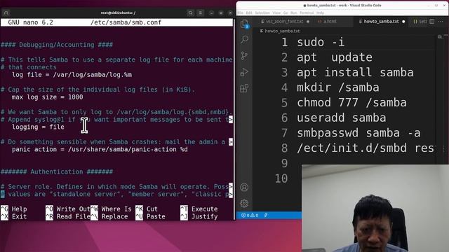 ubuntu AI 筆記 -- 安裝samba смотреть онлайн