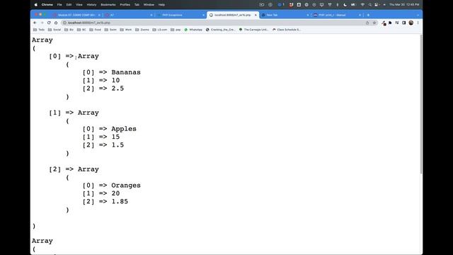 PHP/MySQL - Module 7 - Add and Remove From Array (Fall 2023) смотреть онлайн