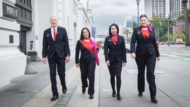BEST FLIGHT ATTENDANT UNIFORM FROM AUSTRALIA (region) | Qantas, Virgin Aus, Fiji or Air NZ? смотреть онлайн