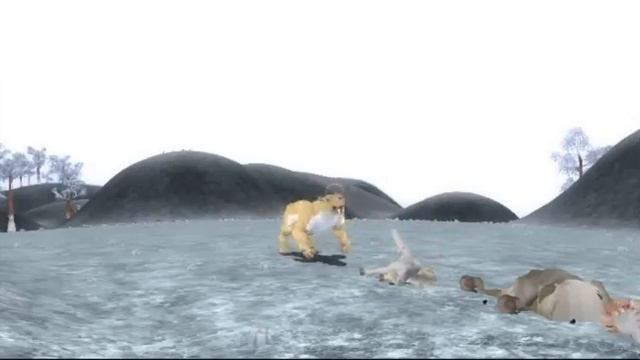 Dire Wolf Pack vs Saber-Toothed Tiger | SPORE смотреть онлайн