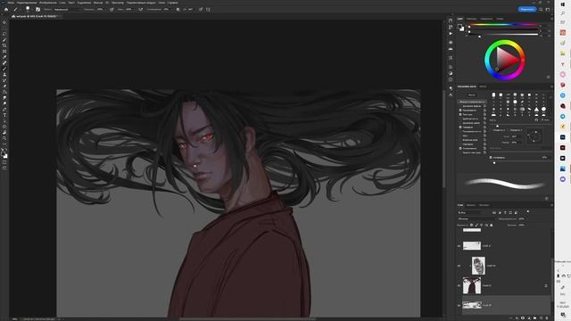 Wei Wuxian [speedpaint] смотреть онлайн