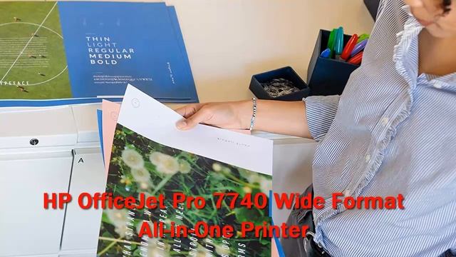 HP OfficeJet Pro 7740 Wide Format All-in-One Printer Review смотреть онлайн