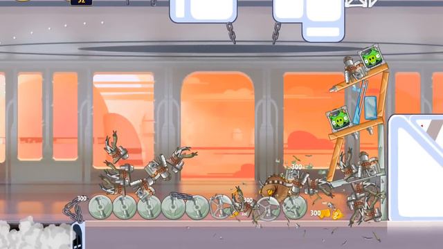 Angry Birds Star Wars - Cloud City - level 4-16 Walkthrough смотреть онлайн