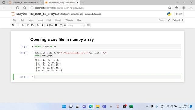 Open, save .csv files in Python смотреть онлайн