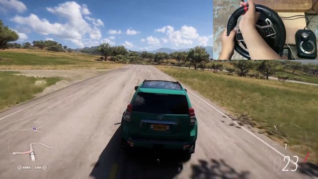 Toyota land cruiser prado | Realistic Offroading | Forza horizon 5 steering wheel flashfire gamepla смотреть онлайн