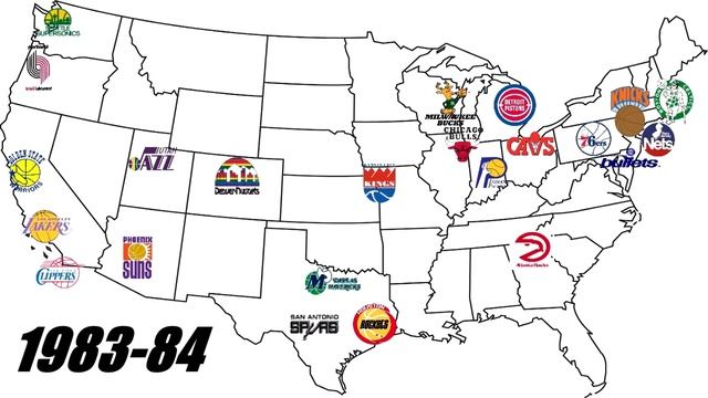 NBA Team Logos Through The Years (1949-2018) | 70 Years of NBA History! смотреть онлайн