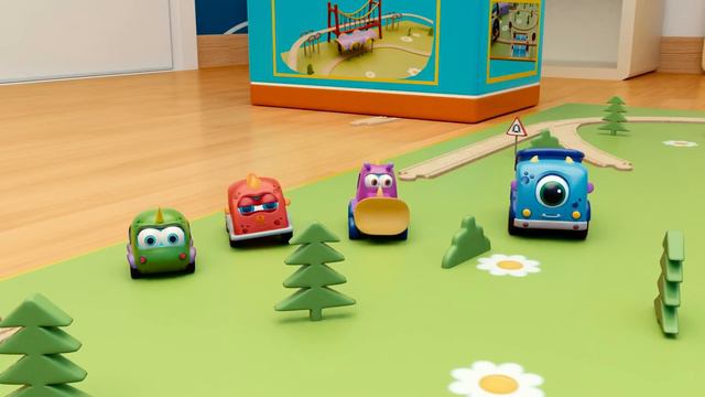 NEW EPISODE! Mocas Monster Cars play with the drone. Full episodes of Mocas Cars cartoons for kids. смотреть онлайн
