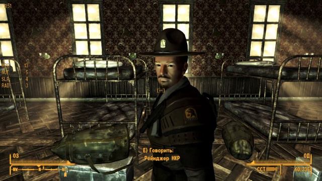 Fallout New Vegas Выживание - 36.Лагерь Гольф.Новобранцы.Командир рейнджеров Хэнлон. смотреть онлайн