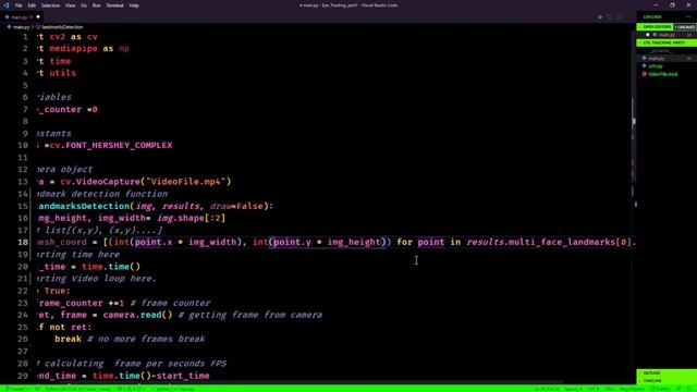 Eyes Tracking part 1 Landmark detection смотреть онлайн