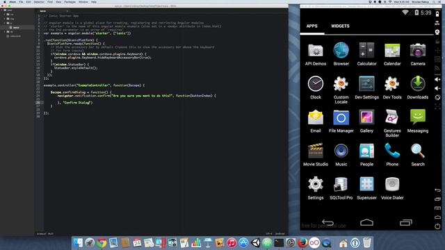 Use Native Device Dialogs In Ionic Framework Mobile Apps смотреть онлайн