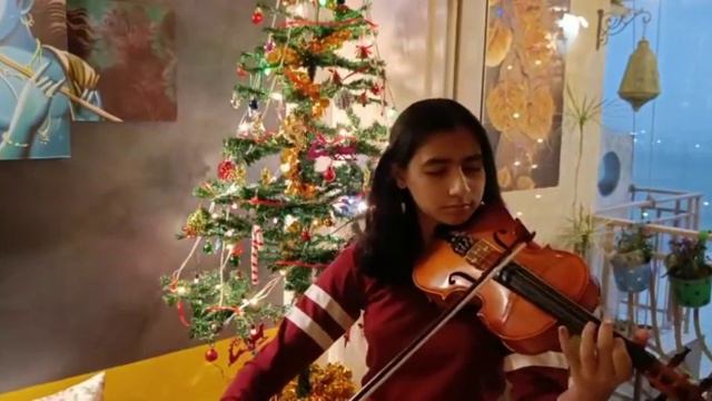 Carol of the Bells but it's on the Violin and Ukulele | Anushna Chakrabarti смотреть онлайн