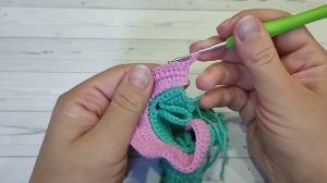 Русалочка крючком//Второй образ//Подробный мастер класс//Вяжем платье,туфли,сумочку//