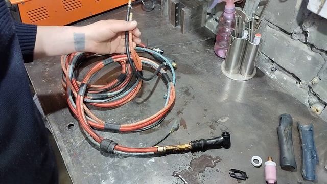 Антифриз вместо аргона... горелка WP 18 F смотреть онлайн