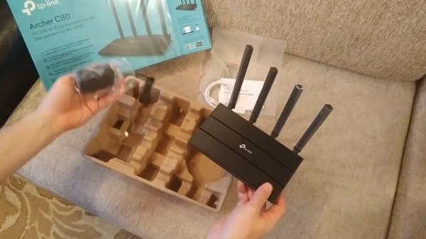 Распаковка - Беспроводной маршрутизатор TP-Link Archer C80