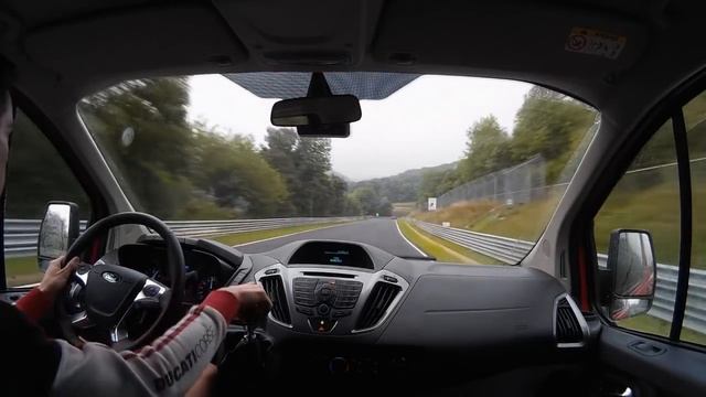 Ford Transit Custom VS Seat Ibiza - Touristenfahrten 10.08.2015 - Nurburgring Nordschleife смотреть онлайн