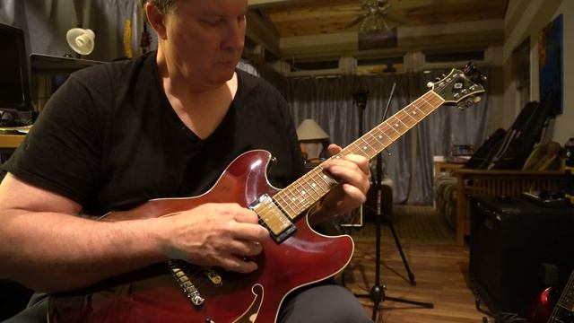 How an Ibanez AS73 Semi-Hollow Sounds Through A Vox AC10C1 смотреть онлайн