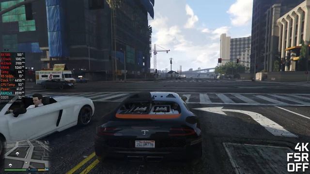Grand Theft Auto V 4K with FSR - RX 580 ( GTA 5 FSR ) смотреть онлайн