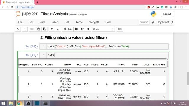 Pandas Part 21 The fillna method720P HD смотреть онлайн