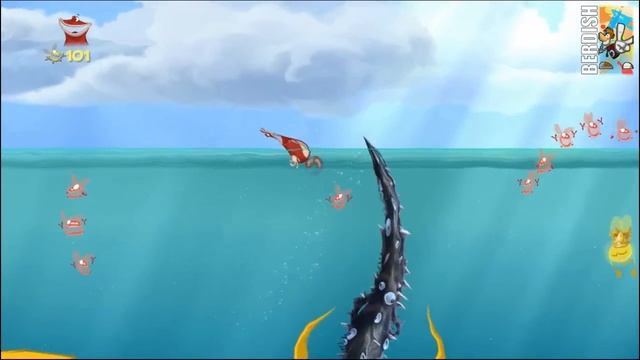 Rayman Origins Прохождение. Глава 4 Часть 4 смотреть онлайн