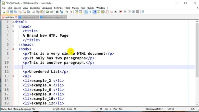 NOTEPAD++ INDENTATION SETTINGS: How to Change Tabs to Space, Auto Indent, Code Folding Lines смотреть онлайн
