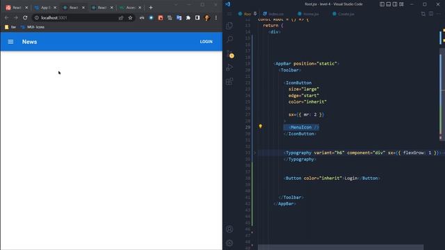 Material UI Full Course #7 - MUI AppBar & Link Components смотреть онлайн