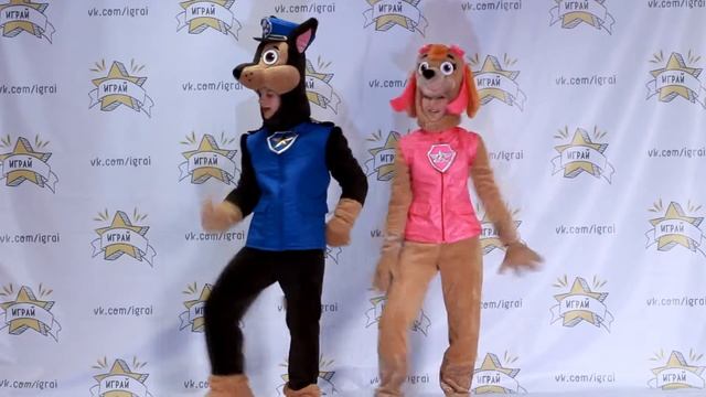 Полуростовые костюмы Скай и Гонщика для аниматоров смотреть онлайн