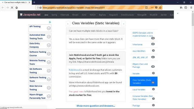 Can we have multiple static blocks in a Java Class?
| javapedia.net смотреть онлайн