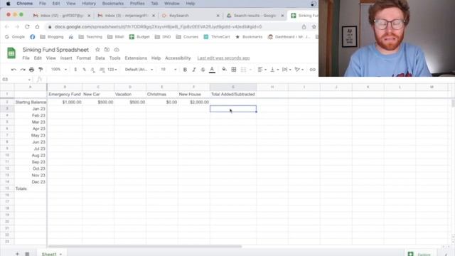 Make a Sinking Fund Spreadsheet in Google Sheets and Excel смотреть онлайн