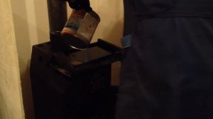 Переделка дровяной печи в печь на отработке. Печь Бутакова