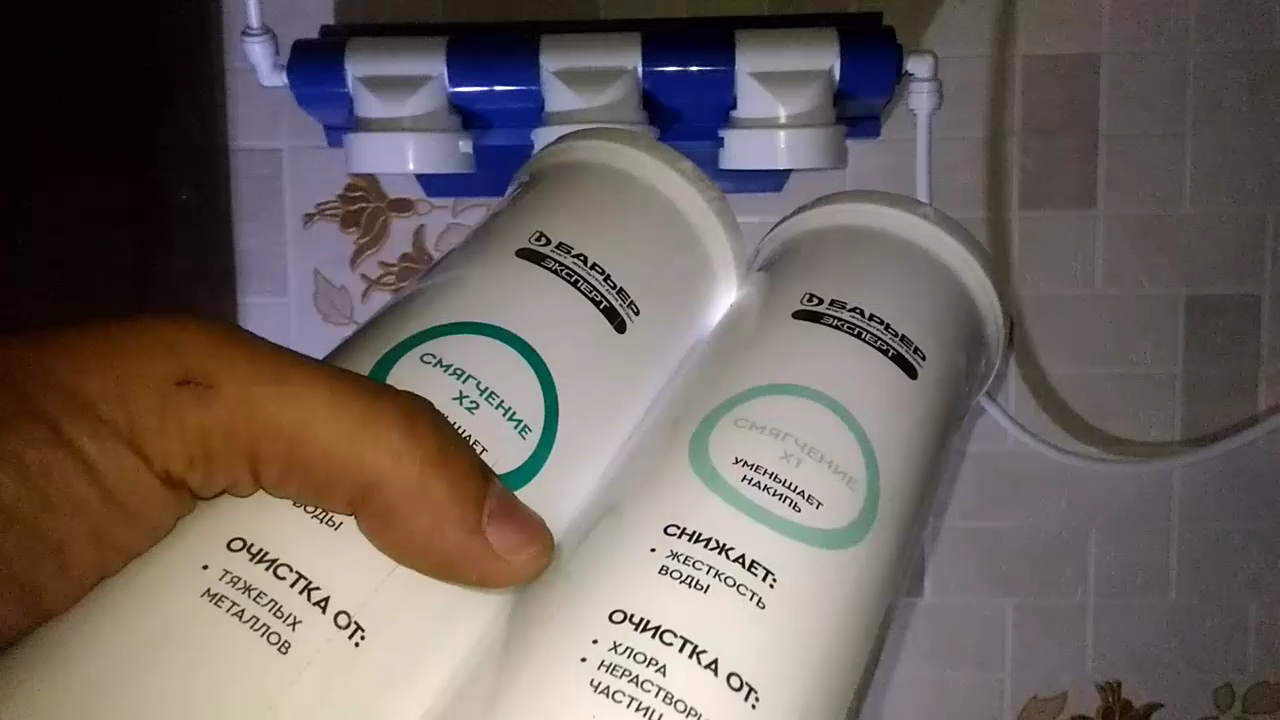 Установка фильтра для питьевой воды 