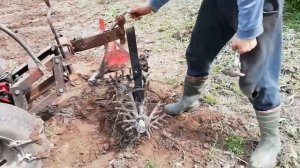 Ежи для прополки картошки, ипытание на мотоблоке, минитракторе!!!