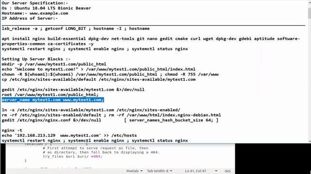 Setting Up Nginx Server Blocks on Ubuntu 18.04 смотреть онлайн