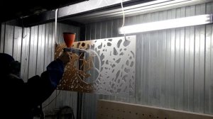 Нанесение порошковой краски на МДФ