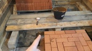 Банная печь каменка 4 на 4 кирпича постоянного действия. Часть 1