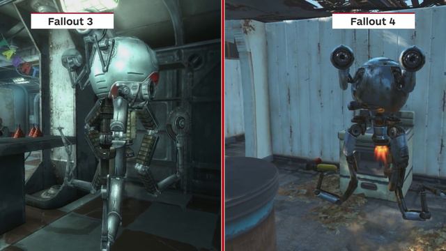 Fallout 3 vs. Fallout 4 Graphics Comparison (PS3 vs. PS4) смотреть онлайн